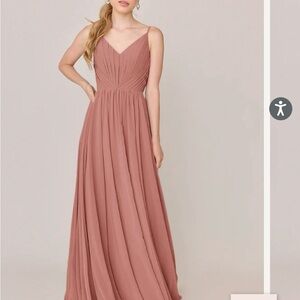 Elegant Mauve Evening Gown